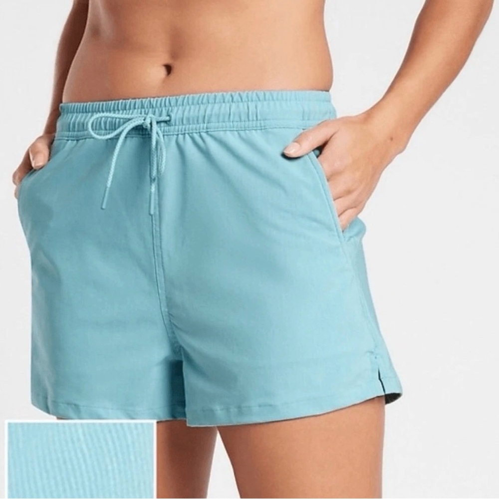 Athleta, Marin board shorts 2.5” blue, size small. NWT